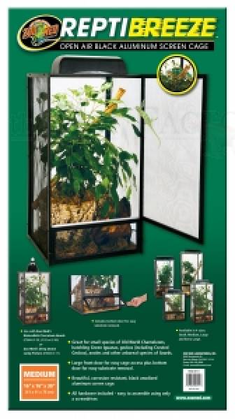 Reptibreeze Alum Screen Cage, 40 x 40 x 76 cm